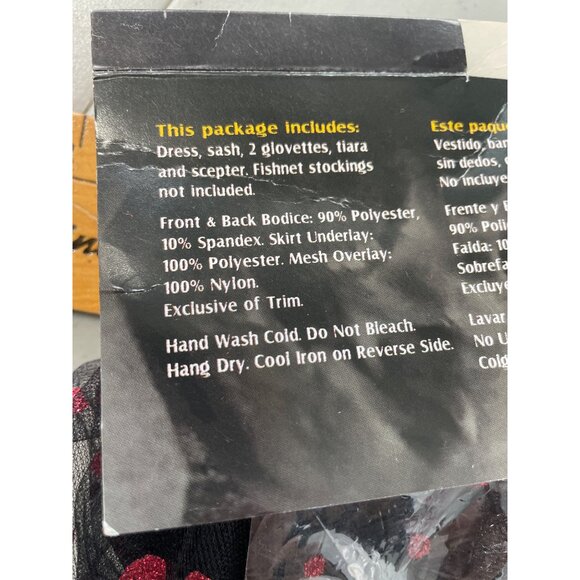 Gothic High Prom Queen Costume Size 12-14 Disguise Deceptions Halloween NEW - Picture 4 of 8